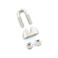Stainless fits Steel Wire Rope Cable Clip 1/4" - 6mm Premium Brand New