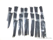 500-Pack fits Heavy Duty 8" (40lbs) Zip Cable Tie Down Strap Wire UV Black Nylon Wrap
