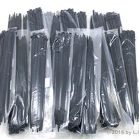 500-Pack fits Heavy Duty 16 Inch 170lbs Zip Cable Tie Down Strap Wire UV Black Nylon Wrap