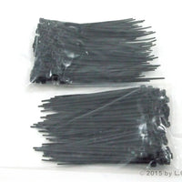 200-Pack fits Heavy Duty 4" (18lbs) Zip Cable Tie Down Strap Wire Uv Black Nylon Wrap