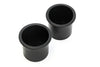 2018 fits Jeep Compass Rear Seat Cup Holder Inserts Black Plastic Liners qty 2