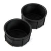 2006 fits GMC Sierra Crew Cab Front Seat Floor Cup Holder Inserts Qty 2