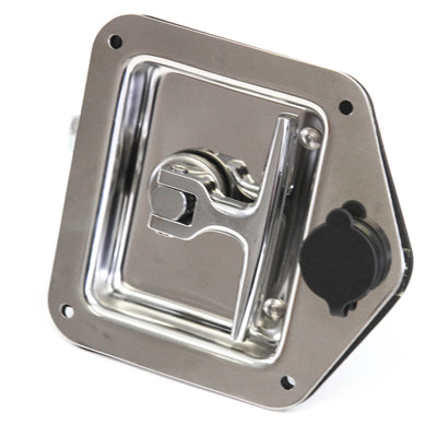 Stainless fits Door Lock Trailer Toolbox RV T Tee Handle Latch 4-3/4