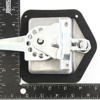 4 fits Stainless Door Lock Trailer Toolbox RV T Tee Handle Latch 4-3/4" x 4-7/8" Keys