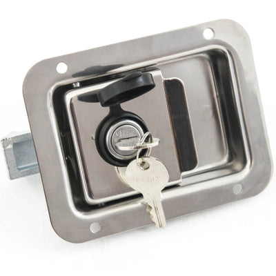 Stainless fits Door Lock Trailer Toolbox RV Paddle Handle Latch New 5.5