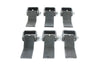 QTY 6 Steel Strap Style Long Leaf Hinge with Grease Zerk Fitting Weld-on Heavy Duty Greaseable Trailer Truck Body Gate Door Hinge