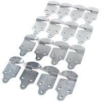 QTY fits 16 Straight Brackets Wood Sides Stake Body Utility Latch Rack Gate Trailer 16pc Panel Connector