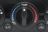 2015 fits Toyota Tacoma Heater A/C Control Knobs Qty 3 Black w/ Clear