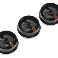 2011 fits Toyota Tacoma Heater A/C Control Knobs Qty 3 Black w/ Orange indicator