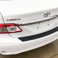 2012 fits Toyota Corolla Rear Bumper Paint Protection Custom Fit Black