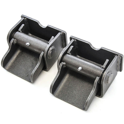 2 fits Dump Truck Trailer Body Hinges Solid Steel Heavy Duty Grease Fitting Weld On