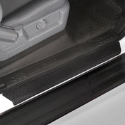 2011 fits Ford F150 Crew Cab SuperCrew Door Step Sill Scuff Plate Protectors Shield 4 Dr 4pc Kit Paint Guard Paint Protection