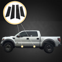 2009 fits Ford F150 Crew Cab SuperCrew Door Step Sill Scuff Plate Protectors Shield 4 Dr 4pc Kit Paint Guard Paint Protection