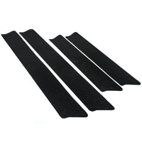 2013 fits Ford F150 Crew Cab SuperCrew Door Step Sill Scuff Plate Protectors Shield 4 Dr 4pc Kit Paint Guard Paint Protection