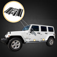 2009 fits Jeep Wrangler Unlimited JKU 20pc Kit Deluxe Door Entry Guards Scratch Cover Paint Protection