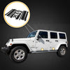 2013 fits Jeep Wrangler Unlimited JKU 20pc Kit Deluxe Door Entry Guards Scratch Cover Paint Protection