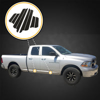 2009 fits Dodge Ram 1500 Quad Cab 8pc Door Entry Guards Scratch Shield Protector Paint Protection