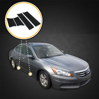2008 fits Honda Accord Door Sill Scuff Plate Protectors 4pc Scratch Paint Guard Kit Paint Protection