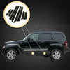 2008 fits Jeep Liberty 6pc Kit Door Entry Guards Scratch Shield Paint Protection