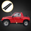 1996 fits Geo Tracker 2pc Kit Door Entry Guards Scratch Protection Protector New Paint Protection