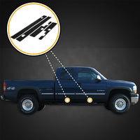 2001 fits Chevy Silverado/GMC Sierra Extended Cab Door Entry Guards Scratch Protection Ext Cab 4pc Kit Protector - 1500/2500/3500