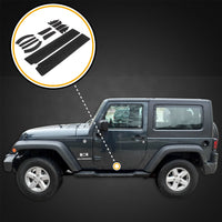 2010 fits Jeep Wrangler JK 12pc Protection Kit Deluxe Door Entry Guards Scratch Cover Paint Protection