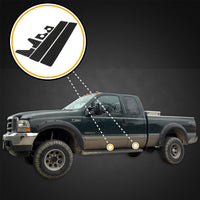 2006 fits Ford Super Duty Super Cab 6pc Kit Door Entry Guards Scratch Shield Paint Protection
