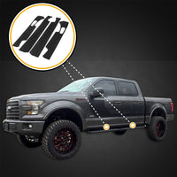 2016 fits Ford F150 Crew Cab 4pc Kit Door Entry Guards Scratch Cover Protector Paint Protection