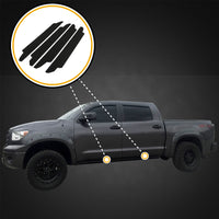 2011 fits Toyota Tundra Crew Max 4pc Door Entry Guards Scratch Shield Kit Paint Protection