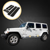 2012 fits Jeep Wrangler Unlimited JKU 10pc Kit Door Entry Guards Scratch Shield Paint Protection