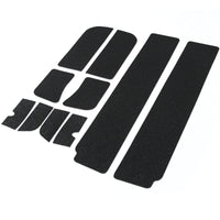 2010 fits Jeep Wrangler Unlimited JKU 10pc Kit Door Entry Guards Scratch Shield Paint Protection