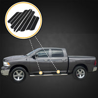2017 fits Dodge Ram Crew Cab 1500/2500 8pc Kit Door Entry Guards Scratch Shield Paint Protection