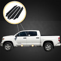 2017 fits Toyota Tundra Crew Max 4pc kit Door Entry Guards Scratch Shield Paint Protection