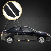 2013 fits Mitsubishi Lancer 7pc Door Sill Step Protector Bumper Threshold Shield