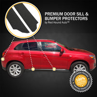 2015 fits Mitsubishi Outlander Sport ASX 7pc Door Sill Step Protector Bumper Shield