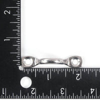 Stainless fits Steel 316 Oblong Pad Eye Strap Wire Plate Bimini Staple Ring Hook 5mm
