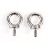 2 fits Stainless Steel DIN 580 Machine Shoulder Lifting Eye Bolts M6 316SS Marine 6mm