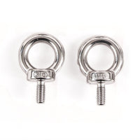 2 fits Stainless Steel DIN 580 Machine Shoulder Lifting Eye Bolts M6 316SS Marine 6mm