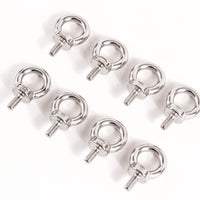 8 fits Stainless Steel DIN 580 Machine Shoulder Lifting Eye Bolts M6 316SS Marine 6mm