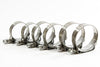 2 fits ea 1.75"-2"-2.5" Of Stainless Metal Steel Hose Clamps Assortment Variety 6pc