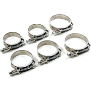 2 fits ea 1.75"-2"-2.5" Of Stainless Metal Steel Hose Clamps Assortment Variety 6pc