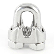 Malleable fits Galvanized Wire Rope Cable Clip 1/8" - 3mm Premium Brand New