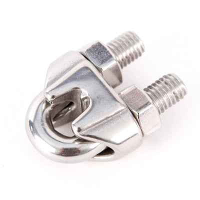 Malleable fits Galvanized Wire Rope Cable Clip 1/4