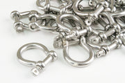25 fits Stainless Steel 5/16 Inch 7.9mm Anchor Shackle Bow Pin Chain Ring 1400 Pound