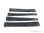 100-Pack fits Heavy Duty 14" (50lbs) Zip Cable Tie Down Strap Wire UV Black Nylon Wrap