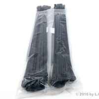 100-Pack fits Heavy Duty 16 Inch Zip Cable Tie Down Strap Wire UV Black Nylon Wrap