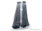 100-Pack fits Heavy Duty 16 Inch Zip Cable Tie Down Strap Wire UV Black Nylon Wrap