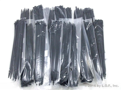 500-Pack fits Heavy Duty 16 Inch 170lbs Zip Cable Tie Down Strap Wire UV Black Nylon Wrap