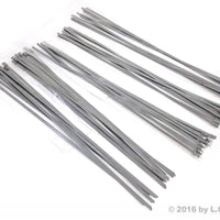 50-Pack fits Heavy Duty 14" (115lbs) Stainless Steel Exhaust Locking Zip Cable Ties