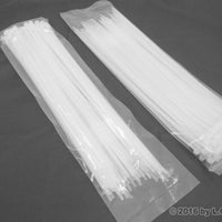 200-Pack fits Heavy Duty 14" (50lbs) Zip Cable Tie Down Strap Wire UV Natural Nylon Wrap